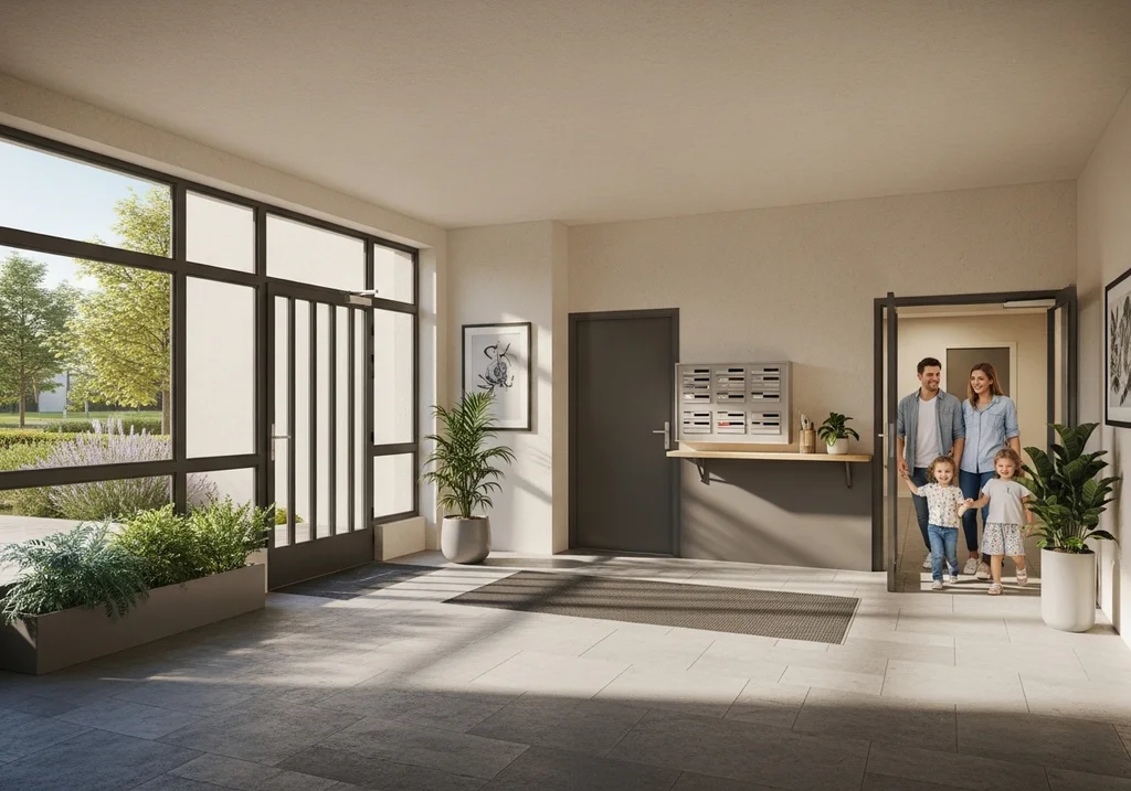 appartement entrée famille