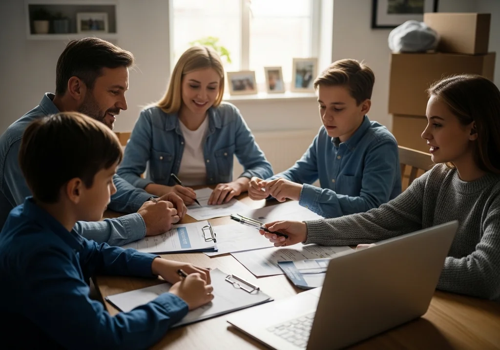 famille déménagement soutien