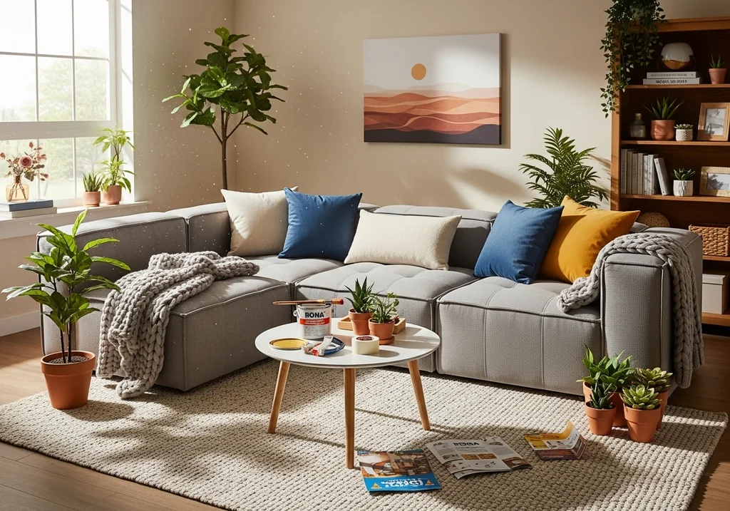 salon confortable moderne