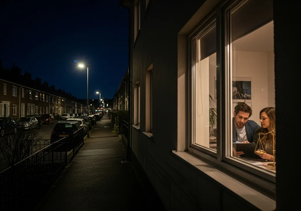 scène nocturne juridique