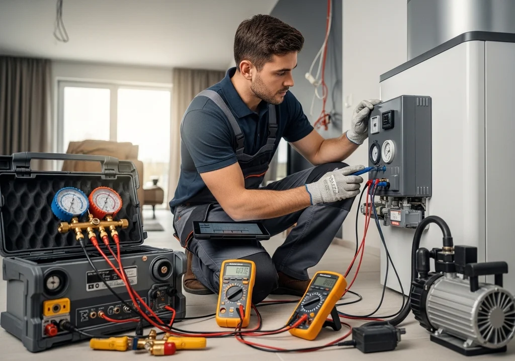 technicien hvac pompe chaleur