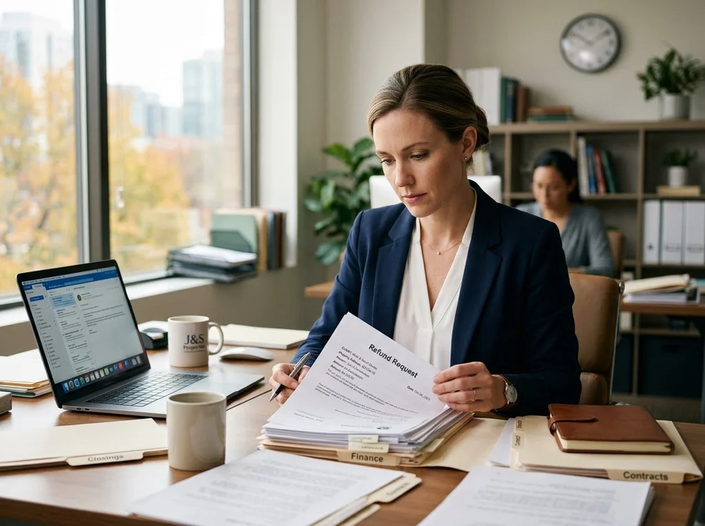 bureau professionnel demande remboursement