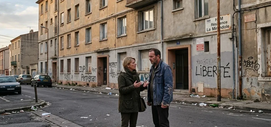 couple apprehensif appartement