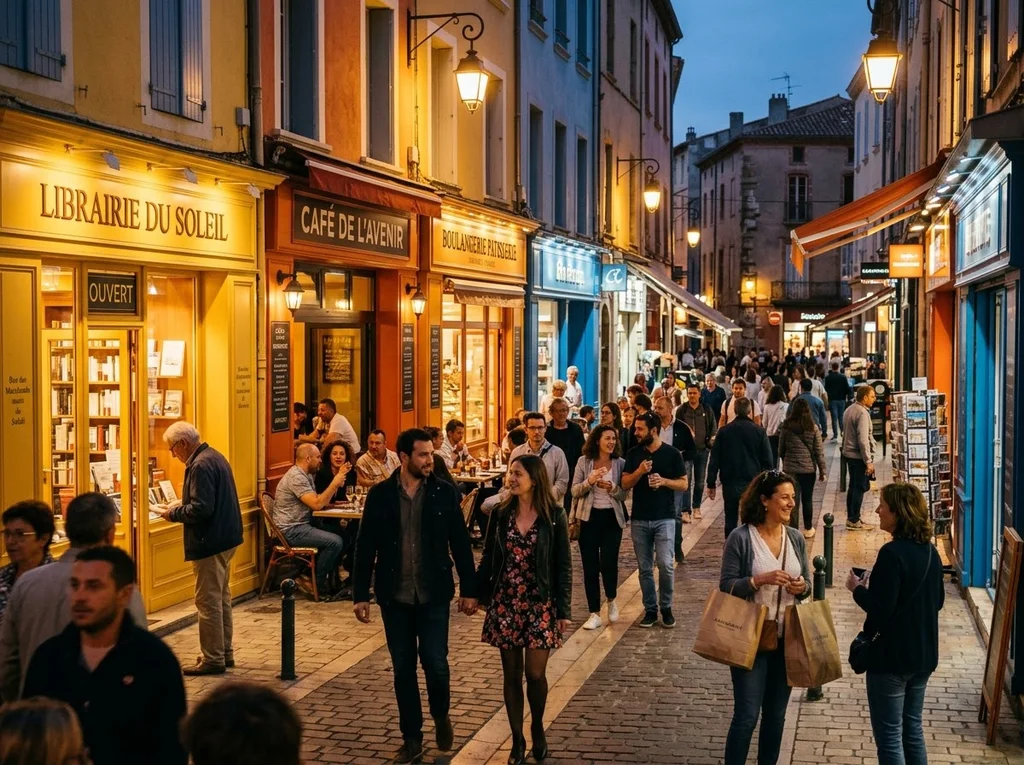 rue vivante Perpignan